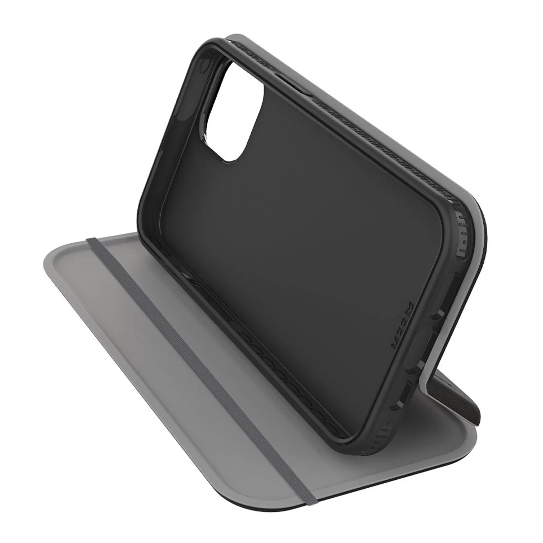 EFM Miami Leather Wallet Case Armour With D3O For IPhone 13 Mini - Smoke Black 4 EFM Miami Leather Wallet Case Armour With D3O For IPhone 13 Mini - Smoke Black - Image 2