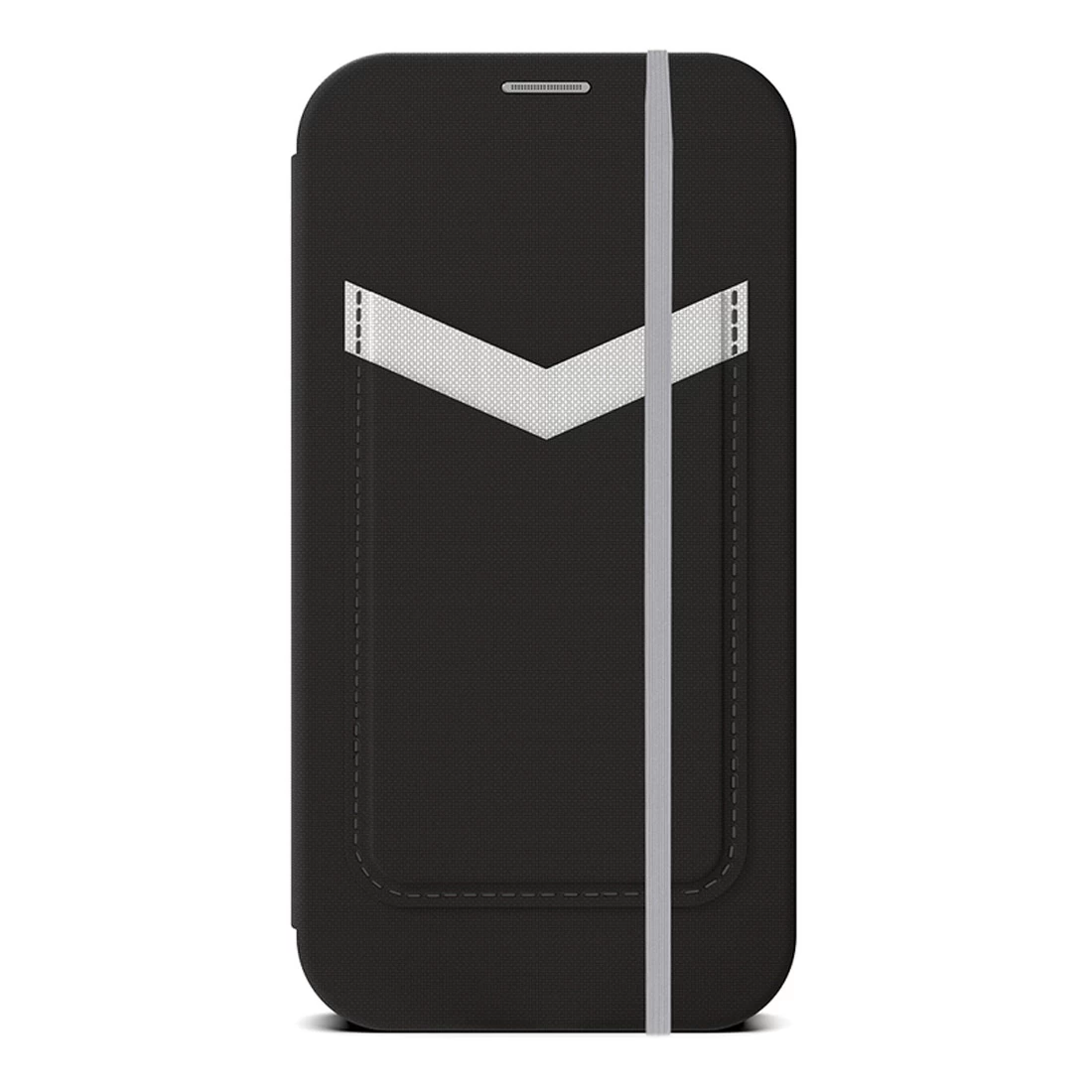 EFM Miami Leather Wallet Case Armour With D3O For IPhone 13 Mini - Smoke Black 3 EFM Miami Leather Wallet Case Armour With D3O For IPhone 13 Mini - Smoke Black