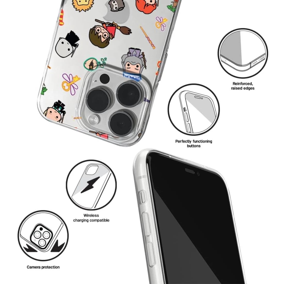 ERT Group Harry Potter 026 Licensed Phone Case IPhone 14 Pro Max - Transparent 6 ERT Group Harry Potter 026 Licensed Phone Case IPhone 14 Pro Max - Transparent - Image 4