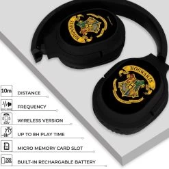 ERT Group Wireless Stereo Headphones With Mic Harry Potter 037 - Black 12 ERT Group Wireless Stereo Headphones With Mic Harry Potter 037 - Black -3C Electronics Store ert group wireless stereo 4