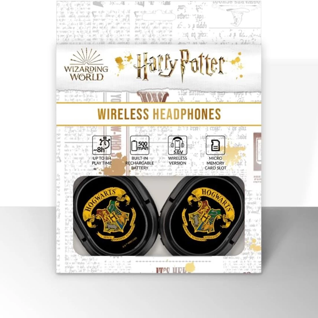 ERT Group Wireless Stereo Headphones With Mic Harry Potter 037 - Black 5 ERT Group Wireless Stereo Headphones With Mic Harry Potter 037 - Black - Image 3