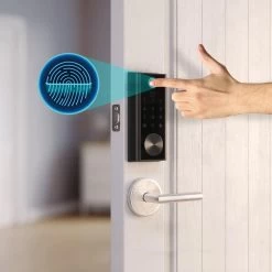 Eufy Security Wi-Fi Smart Lock Touch T8520T11 - Black -3C Electronics Store eufy security wi fi smart lock touch 2