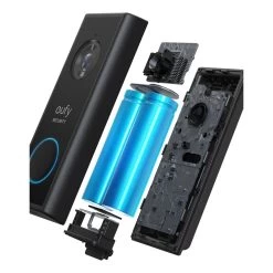 Eufy Wireless 2K Video Doorbell With Home Base 2 E8210CW1 - Black -3C Electronics Store eufy wireless 2k doorbell inside
