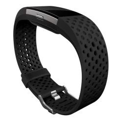Fitbit Charge 2 Sports Band Large FB160SBBKL - Black -3C Electronics Store fitbit charge 2 sports band large fb160sbbkl black side1