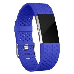 Fitbit Charge 2 Sports Band Small FB160SBBUS - Cobalt -3C Electronics Store fitbit charge 2 sports band small fb160sbbus cobalt side