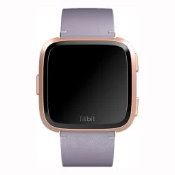 Fitbit Versa Band Leather FB166LBLVL Large - Lavender -3C Electronics Store fitbit versa band leather fb166lblvl large lavender front
