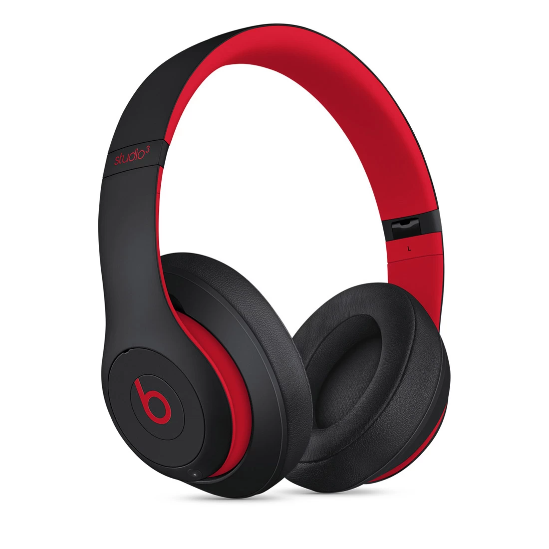 Beats Studio3 Wireless Over-Ear Headphones - Defiant Black/Red 4 Beats Studio3 Wireless Over-Ear Headphones - Defiant Black/Red - Image 2