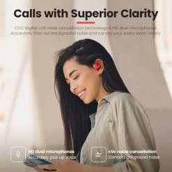 Haylou True Wireless Open Earbuds OW01 - Black 13 Haylou True Wireless Open Earbuds OW01 - Black -3C Electronics Store haylou true wireless open earbuds ow01 black 3