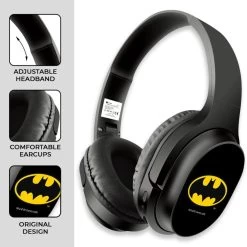 ERT Group DC Batman 002 Wireless Stereo Headphones With Mic - Black 11 ERT Group DC Batman 002 Wireless Stereo Headphones With Mic - Black -3C Electronics Store headphones with mic batman 002 dc 4