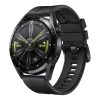 Huawei WATCH GT 3 Active Fluoroelastomer Strap 46mm Smart Watch Jupiter-B19S - Black -3C Electronics Store huawei watch gt 3 46mm blk 5