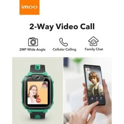 Imoo Kids Smart Watch Phone Z1 (12 Month Sim Card Bundle) - Bamboo Green 10 Imoo Kids Smart Watch Phone Z1 (12 Month Sim Card Bundle) - Bamboo Green -3C Electronics Store imoo watch phone z1 green 4 1 1