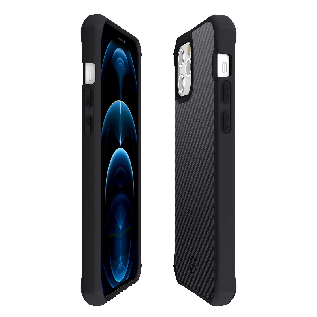 Itskins Hybrid Carbon Drop Protection Case For IPhone 12 Pro Max - Black 5 Itskins Hybrid Carbon Drop Protection Case For IPhone 12 Pro Max - Black - Image 3