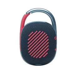 JBL Clip 4 Portable Bluetooth Speaker W Carabiner - Blue/Pink -3C Electronics Store jbl clip 4 portable bluetooth speaker blue pink back