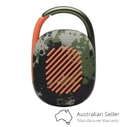 JBL Clip 4 Portable Bluetooth Speaker W Carabiner- Squad -3C Electronics Store jbl clip 4 portable bluetooth speaker w carabiner squad back