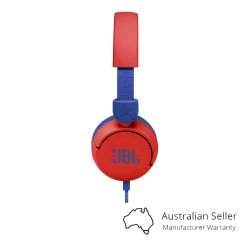 JBL JR310 Kids Wired On-Ear Headphones - Red/Blue -3C Electronics Store jbl jr310 kids wired on ear headphones red blue side