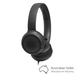 JBL Tune 500 Wired On-Ear Headphones - Black -3C Electronics Store jbl tune 500 wired on ear headphones black main