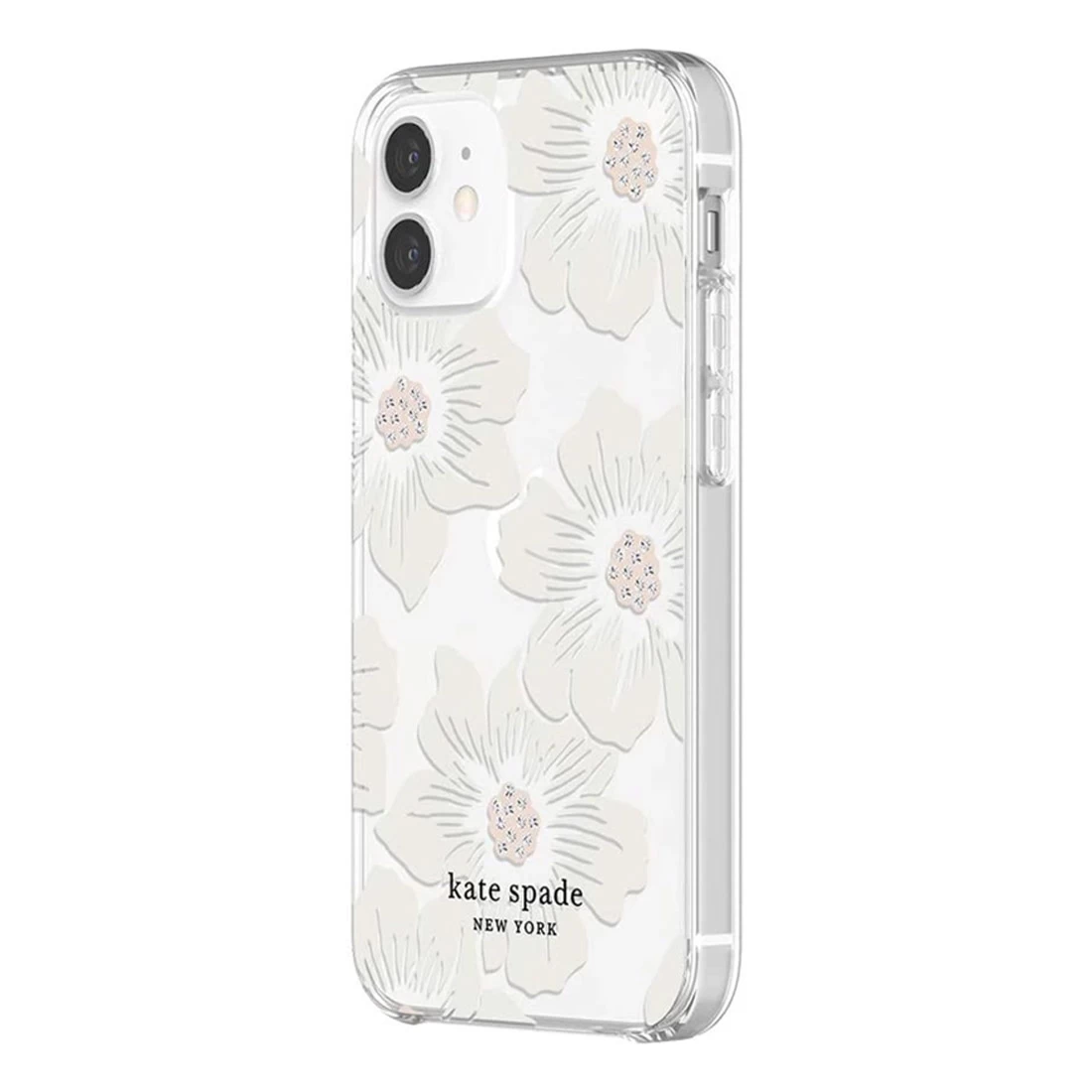 Kate Spade New York Protective Hardshell Case For IPhone 12 Mini - Hollyhock Floral Clear 5 Kate Spade New York Protective Hardshell Case For IPhone 12 Mini - Hollyhock Floral Clear - Image 3