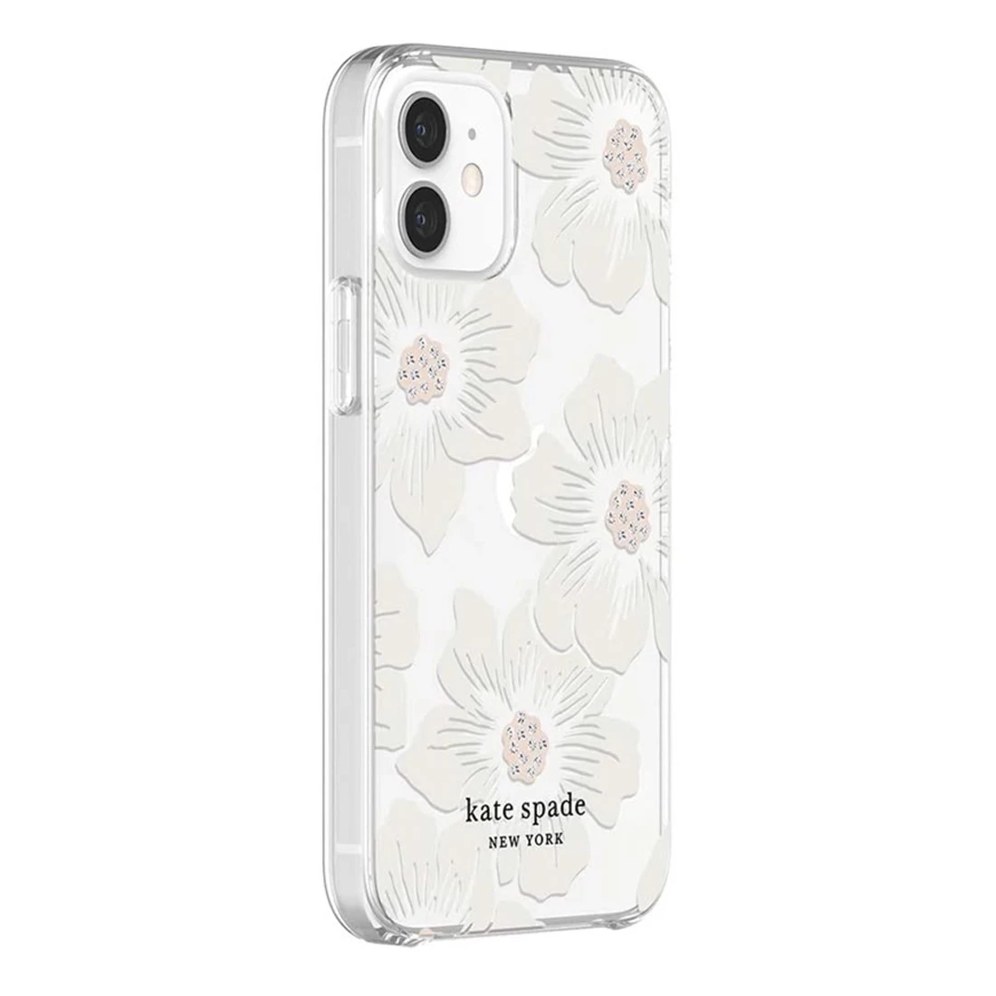 Kate Spade New York Protective Hardshell Case For IPhone 12 Mini - Hollyhock Floral Clear 4 Kate Spade New York Protective Hardshell Case For IPhone 12 Mini - Hollyhock Floral Clear - Image 2