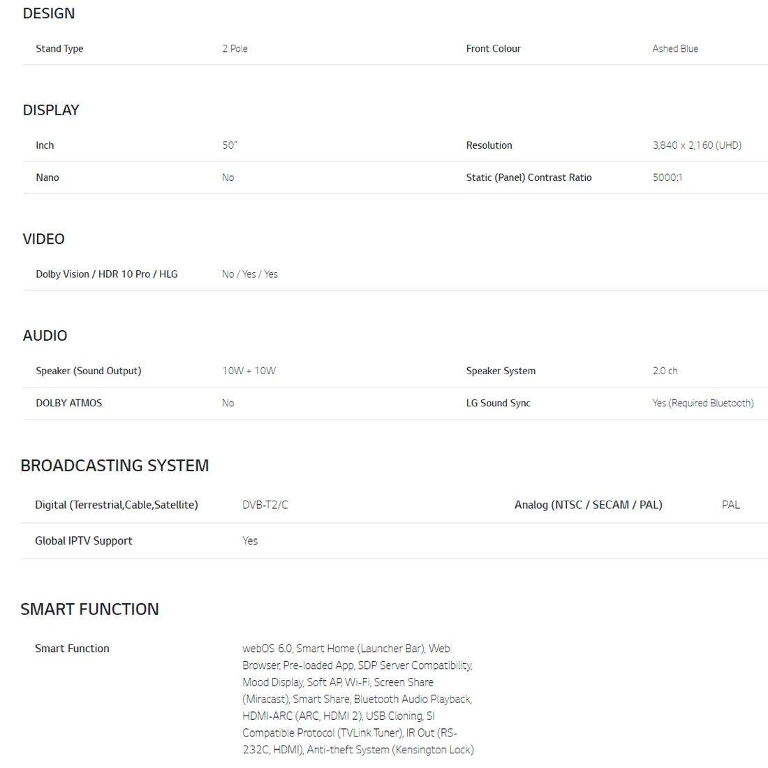 LG 50UR640S 50" UHD 400nit Commercial Signage TV (Carton Damaged - Minor) 8 LG 50UR640S 50" UHD 400nit Commercial Signage TV (Carton Damaged - Minor) - Image 6