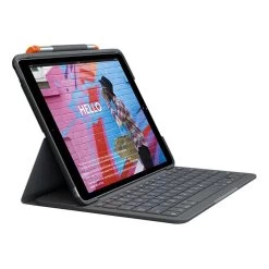 Logitech Slim Folio Keyboard Case For IPad 10.2" (7th/8th/9th Gen) - Graphite