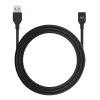 Moyork Cord 1.5m USB-A To Lightning Nylon Cable - Raven Black