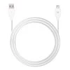 Moyork Cord 1.5m USB-A To Lightning Nylon Cable - Swan White
