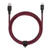 Moyork Cord+ 2m USB-A To Lightning Nylon Cable - Merlot Red -3C Electronics Store moyork cord 2m usb a 1