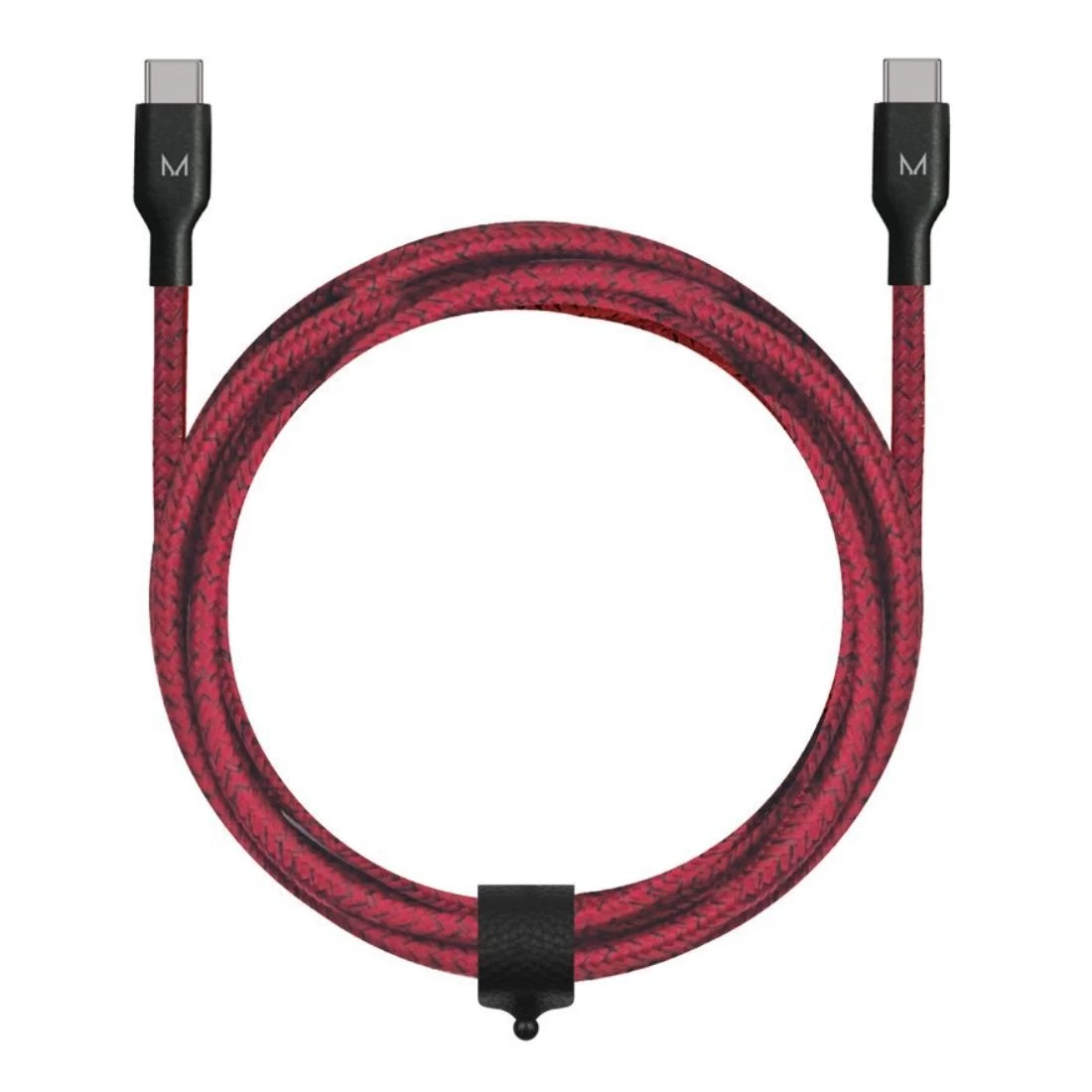 Moyork Cord+ 2m USB-C To USB-C Nylon Cable - Merlot Red 3 Moyork Cord+ 2m USB-C To USB-C Nylon Cable - Merlot Red