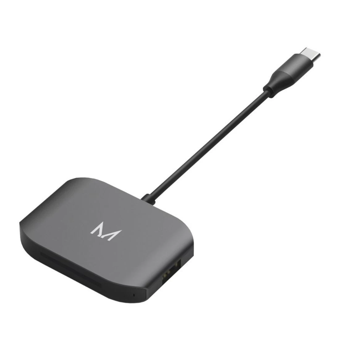 Moyork Lynk USB-C Adapter To X2 USB-A + TF/SD - Space Grey 4 Moyork Lynk USB-C Adapter To X2 USB-A + TF/SD - Space Grey - Image 2