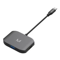 Moyork Lynk USB-C Adapter X3 USB-A - Space Grey -3C Electronics Store moyork lynk usb c adapter x3 3