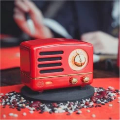 MUZEN OTR Metal Portable FM Radio Bluetooth Speaker - Red 11 MUZEN OTR Metal Portable FM Radio Bluetooth Speaker - Red -3C Electronics Store muzen otr metal portable fm radio bluetooth speaker red 1