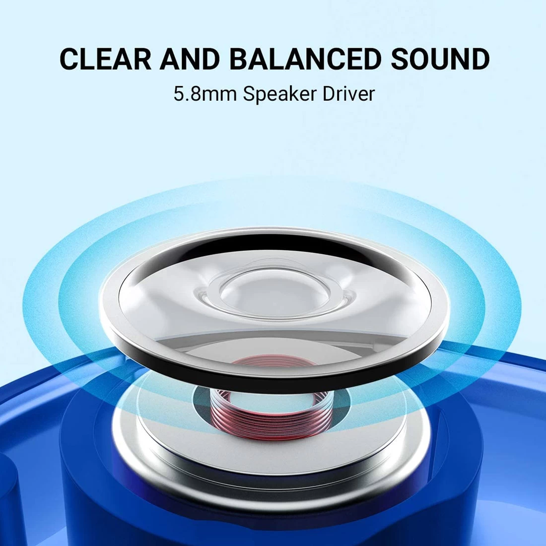 TCL SOCL500TWS Wireless Earbuds - Blue 4 TCL SOCL500TWS Wireless Earbuds - Blue - Image 2