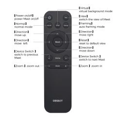 OBSBOT Remote Controller For Meet 4K And Meet- Black -3C Electronics Store obsbot remote controller for meet 1