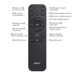 OBSBOT Remote Controller For Tiny 4K And Tiny - Black -3C Electronics Store obsbot remote controller for tiny 1