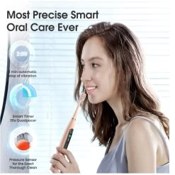Oclean X10 Smart Electric Toothbrush - White Grey -3C Electronics Store oclean x10 smart toothbrushgrey 2