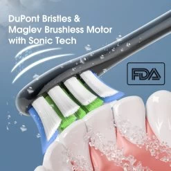 Oclean X10 Smart Electric Toothbrush - White Grey -3C Electronics Store oclean x10 smart toothbrushgrey 3