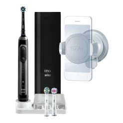 Oral B Oral-B Genius 9000 Electric Toothbrush With 3 Replacement Heads & Smart Travel Case - Black