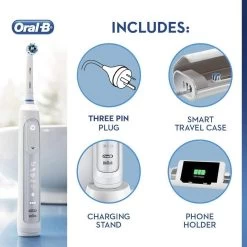 Oral B Oral-B Genius 9000 Electric Toothbrush - White 9 Oral B Oral-B Genius 9000 Electric Toothbrush - White -3C Electronics Store oral b genius series 9000 electric toothbrush white 1