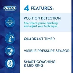 Oral B Oral-B Genius 9000 Electric Toothbrush - Rose Gold 12 Oral B Oral-B Genius 9000 Electric Toothbrush - Rose Gold -3C Electronics Store oral b genius series 9000 orchard purple electric toothbrush 2 1