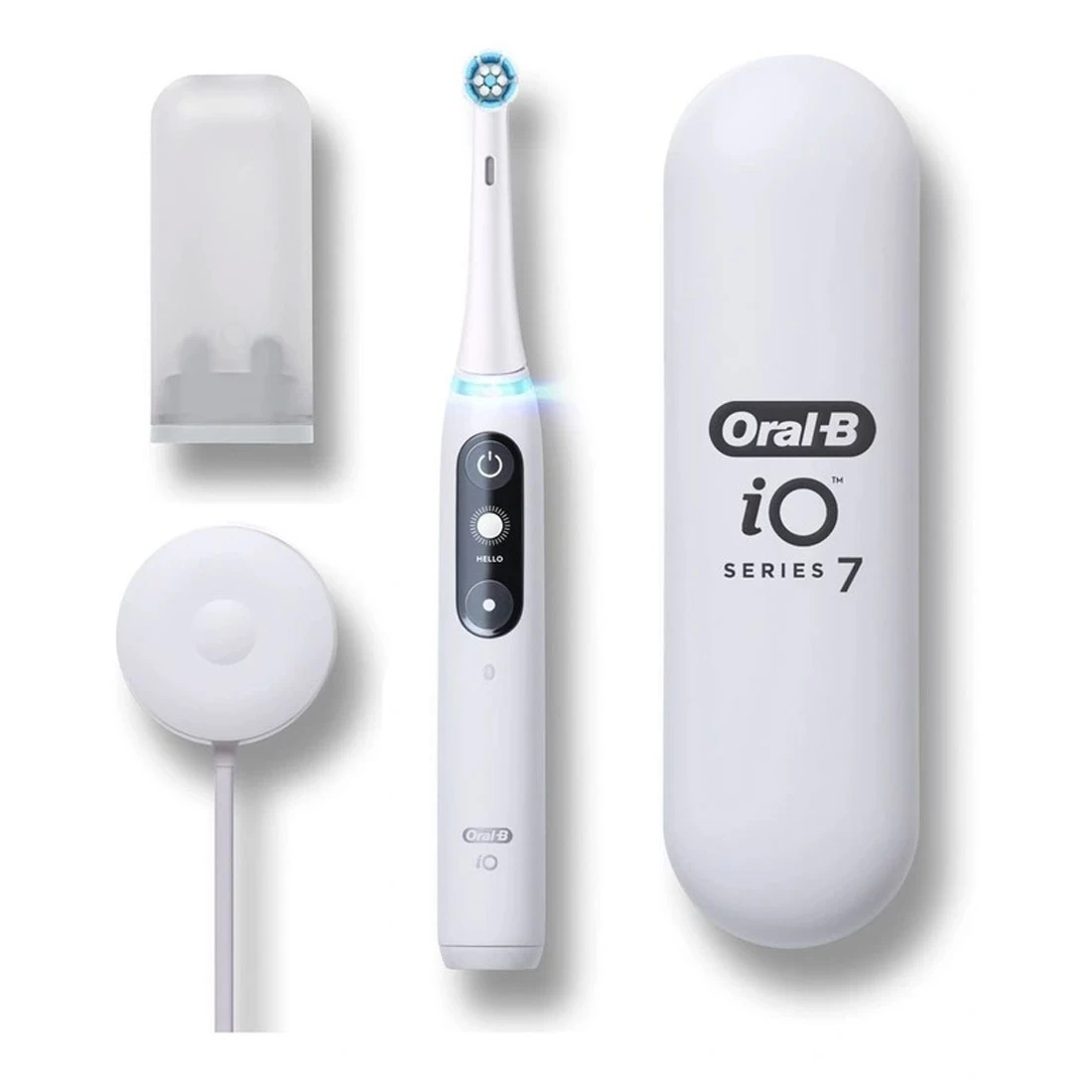 Oral B Oral-B IO 7 Series Rechargeable Toothbrush With Travel Case - White 4 Oral B Oral-B IO 7 Series Rechargeable Toothbrush With Travel Case - White - Image 2