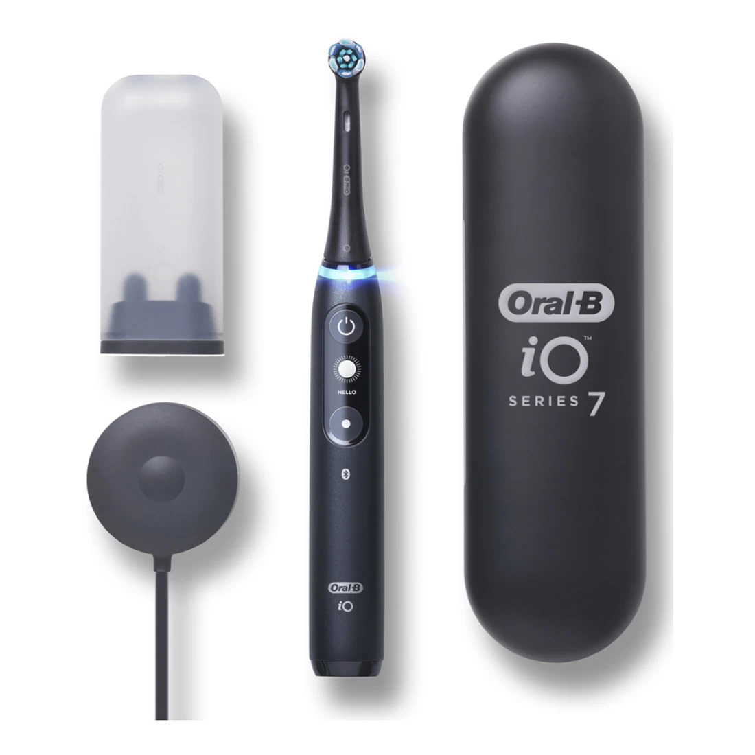 Oral B Oral-B IO 7 Series Rechargeable Toothbrush With Travel Case - Black 6 Oral B Oral-B IO 7 Series Rechargeable Toothbrush With Travel Case - Black - Image 4