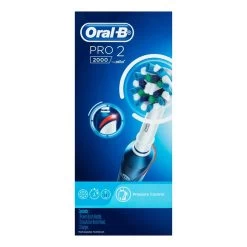 Oral B Oral-B Pro 2000 Electric Toothbrush - Dark Blue -3C Electronics Store oral b power toothbrush pro 2000 dark blue 2