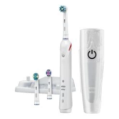 Oral B Oral-B SMART 5500 Electric Toothbrush +3 Refills With Travel Case - White 9 Oral B Oral-B SMART 5500 Electric Toothbrush +3 Refills With Travel Case - White -3C Electronics Store oral b power toothbrush smart 5500 white 3
