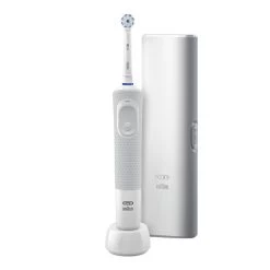 Oral B Oral-B Pro 100 Gum Care Electric Toothbrush W/ Travel Case - White