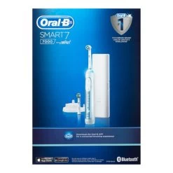 Oral B Oral-B Smart 7 7000 Electric Toothbrush With Travel Case - Blue -3C Electronics Store oral b smart 7 7000 electric toothbrush with travel case blue4