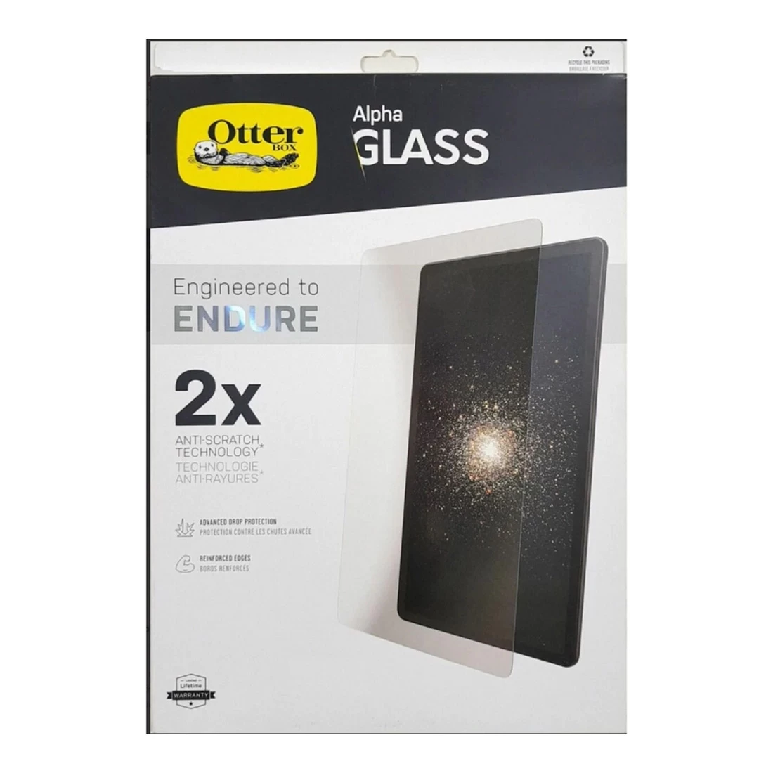 OtterBox Alpha Glass Screen Protector For IPad 10.2" 7th/8th/9th Gen - Clear 3 OtterBox Alpha Glass Screen Protector For IPad 10.2" 7th/8th/9th Gen - Clear