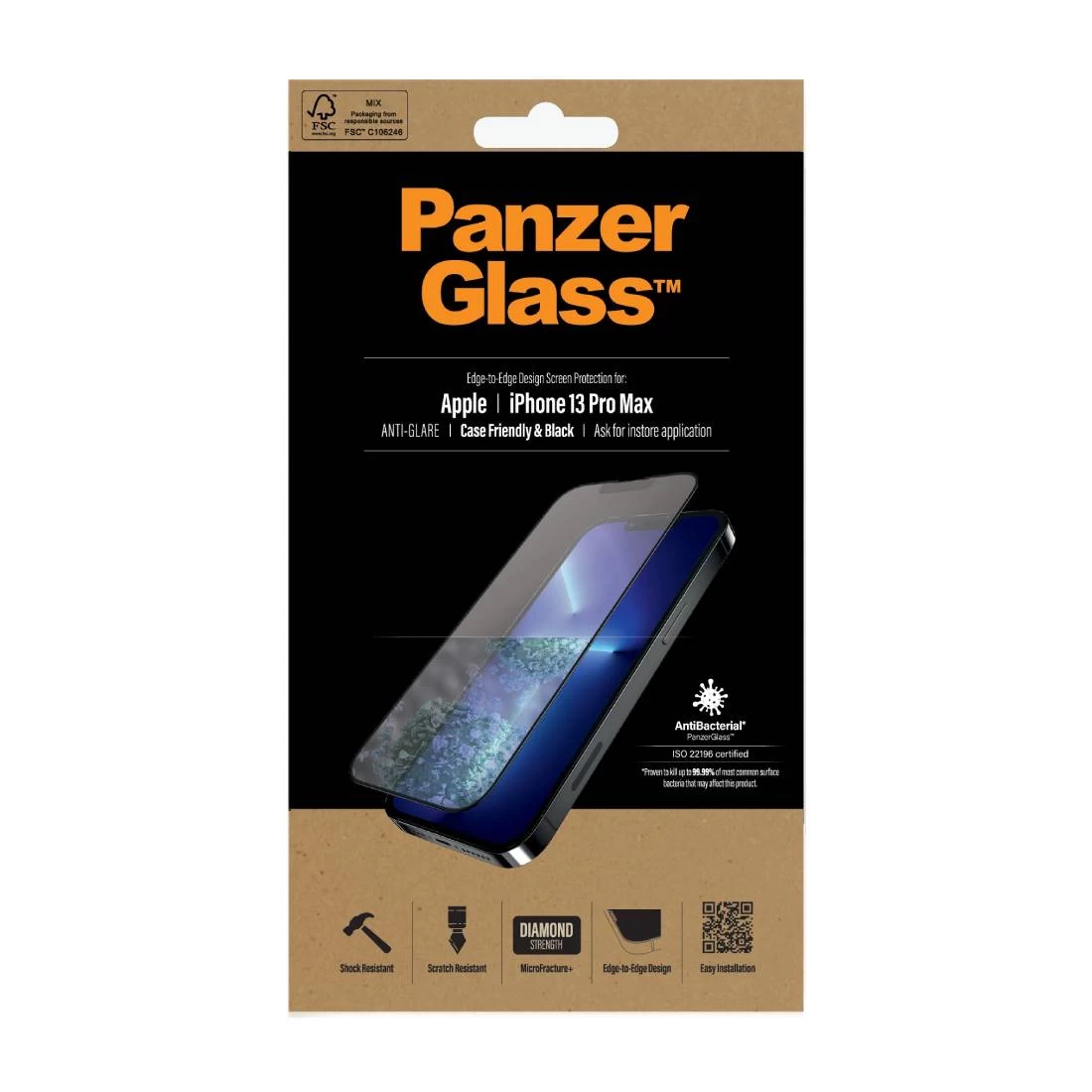 PanzerGlass Screen Protector With Anti-glare For IPhone 13 Pro Max 4 PanzerGlass Screen Protector With Anti-glare For IPhone 13 Pro Max - Image 2
