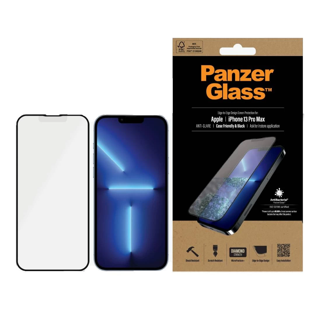 PanzerGlass Screen Protector With Anti-glare For IPhone 13 Pro Max 5 PanzerGlass Screen Protector With Anti-glare For IPhone 13 Pro Max - Image 3