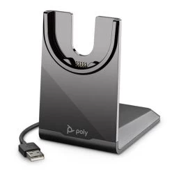 Poly Voyager Focus 2 UC Stereo Noise-Canceling On-Ear Headset (Standard, USB Type-A, Charging Stand) -3C Electronics Store poly voyager focus 2 6