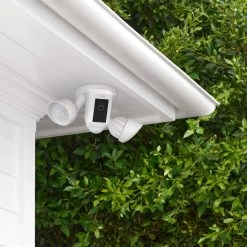 Ring Floodlight Cam Wired Plus - White -3C Electronics Store ring floodlight cam wired plus white 3